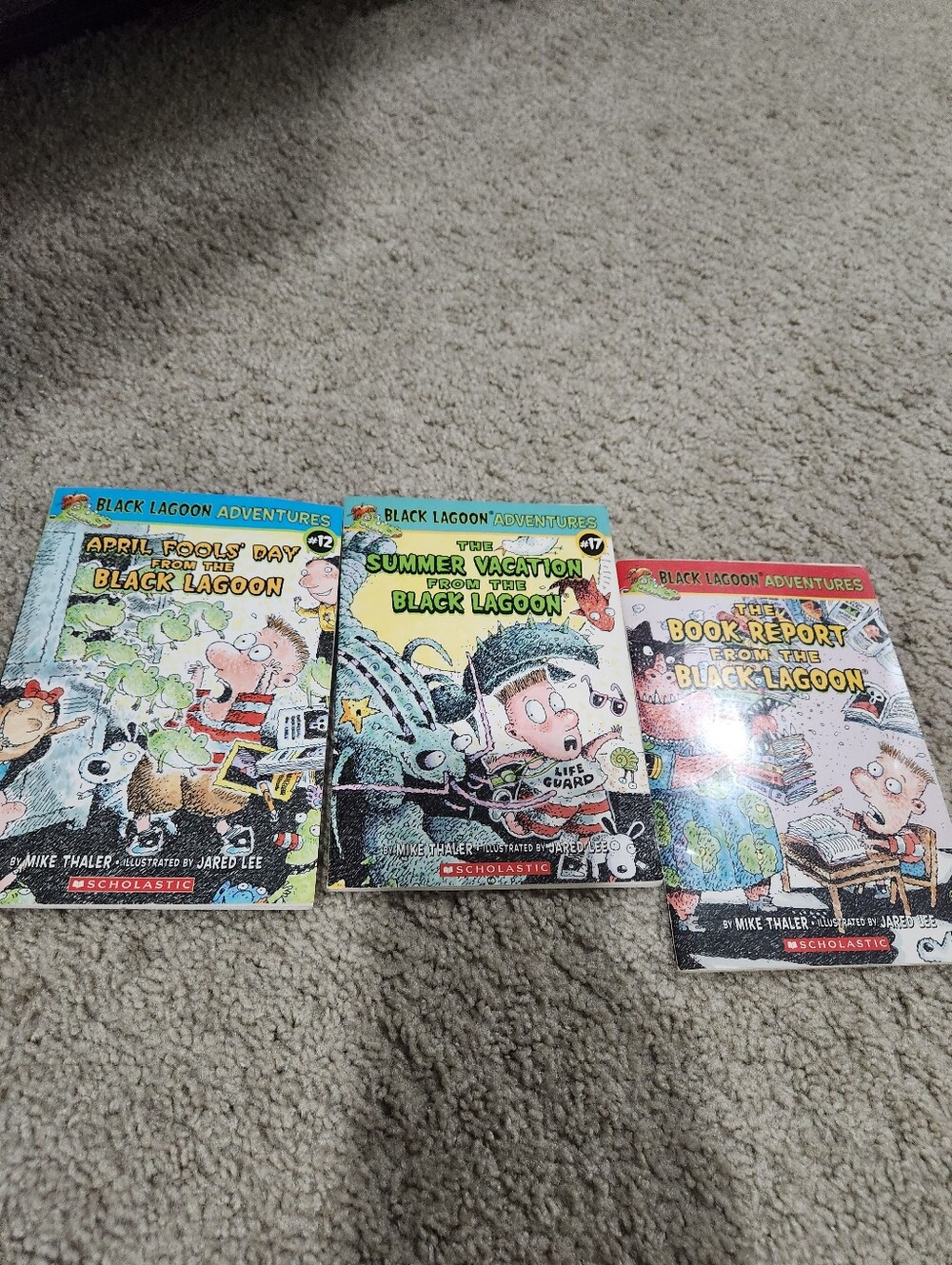 Scholastic Bright Multicolor Black Lagoon Adventures Paperback Set